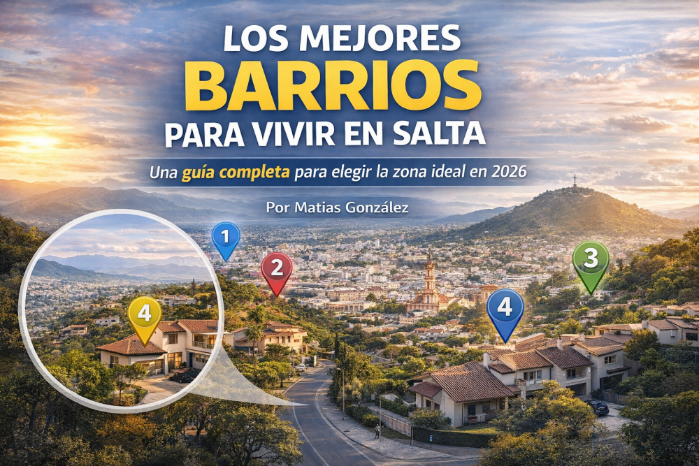 Los mejores barrios para vivir en Salta: guía completa para elegir la zona ideal en 2026