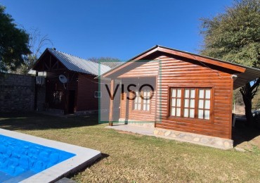 Dos cabañas + pileta en dique Cabra Corral en Venta 